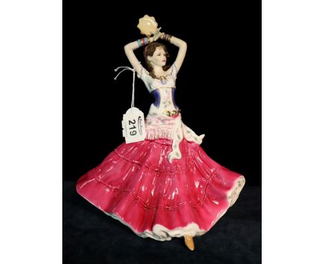 Royal Worcester bone china limited edition figurine 'Gypsy Princess' limited edition of 7500.(B.P. 24% incl. VAT) CONDITION R