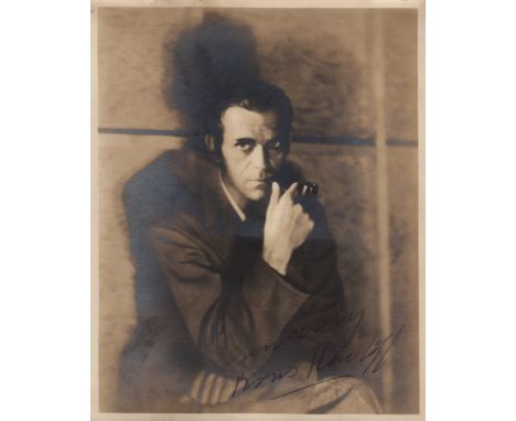  KARLOFF BORIS (1887-1969) English Actor, famous for his portrayal of Frankenstein's monster in Frankenstein (1931). Vintage 