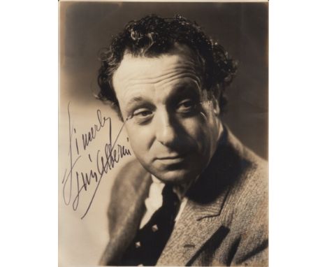  CINEMA: A large 4to photograph album containing over 30 vintage signed 8 x 10 photographs and slightly smaller by various fi