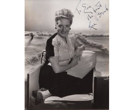  CINEMA: A large 4to photograph album containing over 40 vintage signed 5 x 7  photographs and some slightly smaller by vario