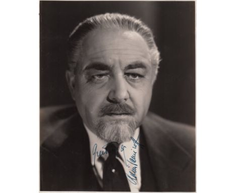  TAMIROFF AKIM: (1899-1972) Armenian-American Actor. Vintage signed 7.5 x 9.5 photograph of the actor in a head and shoulders