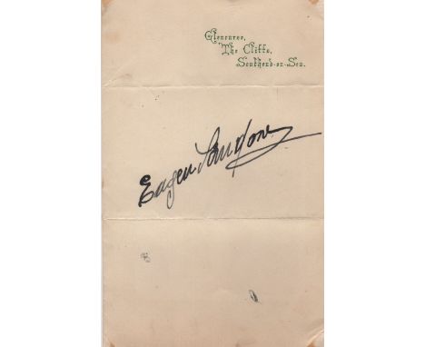  FAMOUS MEN & WOMEN: Selection of signed pieces, letterheads, a few signed album pages etc., by various famous men and women,