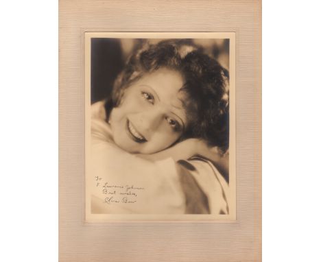  BOW CLARA: (1905-1965) American Actress who starred in Wings (1927), the first film to be awarded an Academy Award for Best 