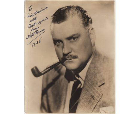  BRUCE NIGEL: (1895-1953) British Character Actor, famous for his portrayal of Dr. Watson alongside Basil Rathbone as Sherloc