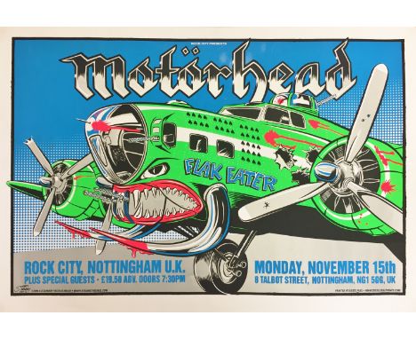 CONCERT POSTERS: A selection of colour silkscreen and other printed concert posters of different sizes (19 x 25 and slightly 
