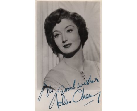 ENTERTAINMENT: Selection of signed postcard photographs and some slightly larger, the majority vintage, by various actors, ac