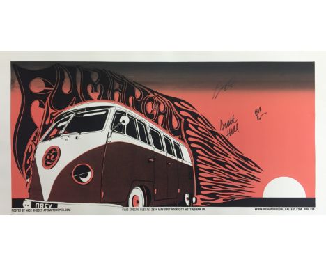 CONCERT POSTERS: Small selection of signed colour silkscreen and other printed concert posters of different sizes (19 x 25 an