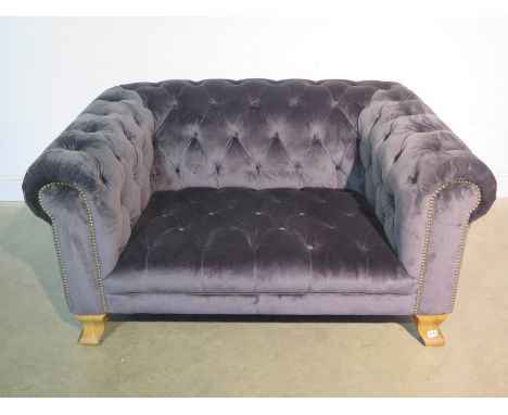 A Alexander &amp; James snuggle Chesterfield sofa ex-display RRP £995 