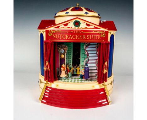 This fantastic animated musical theater plays 8 Tchaikovsky Nutcracker Musical Compositions while the curtains opens to revea