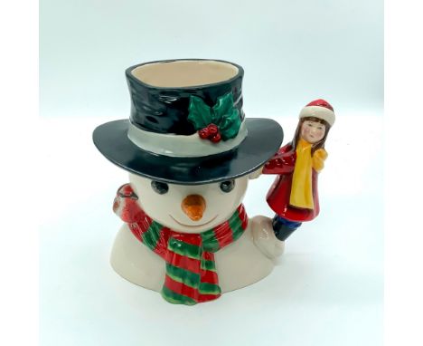 Glossy finish. With little girl handle. Royal Doulton backstamp.This item has its original box with dimensions of: 10.25 in. 