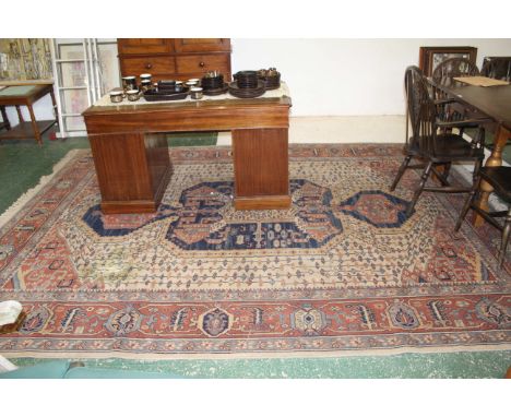 An exceptionally large modern wool carpet, in tradition Persian style