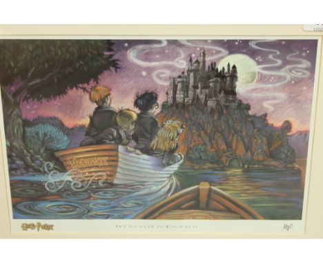 Warner Brothers (Publisher) : Harry Potter - The Journey to Hogwarts, colour print, numbered 233 from the limited edition of 