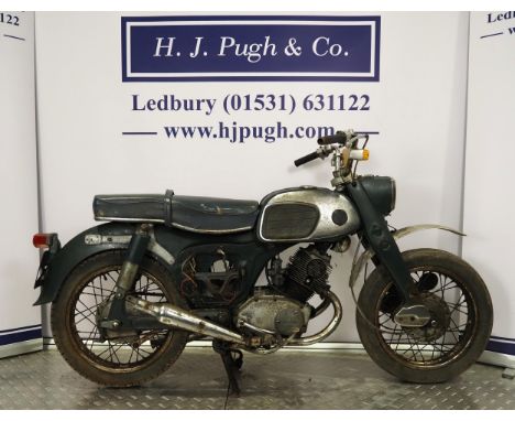 Honda Benly motorcycle project. 1964. 154ccEngine No. C925-100-720Comes with Buff log book however neither frame number or en
