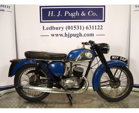 BSA D10 Bantam motorcycle. 175cc. 1967.Frame No. D.10 8416 (doesn't match V5)Engine No. D.10 3104 (doesn't match V5)Engine tu