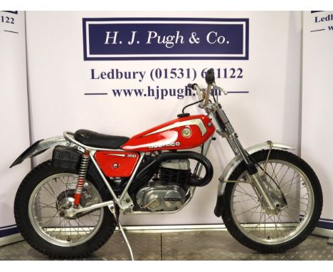 Bultaco Sherpa 350 trials motorcycle. 1976. 325ccccFrame No. JM15902200Engine No. JB15902200Runs and rides. Completely rebuil
