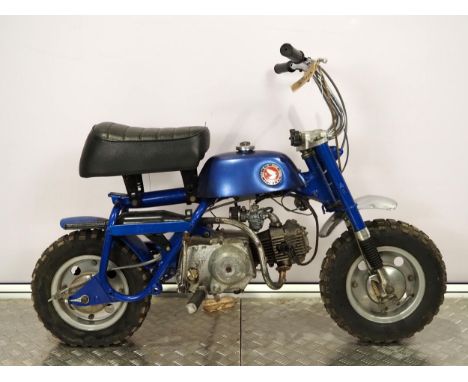 Honda Z50 K2 monkey bike project. Engine No. Z50AE-119260Runs and rides but needs recommissioning.No V5. No key