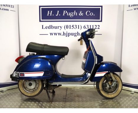 Vespa Piaggio Star scooter. 2015. 125ccRuns but needs work.Reg. GD15 KSX. V5 and key