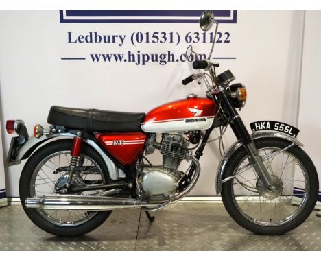 Honda CB125S motorcycle. 1972. 122ccRuns and rides. Has had full restoration with invoices to verify. Complete engine strip w