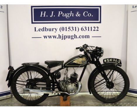 Royal Enfield RE Flying Flea motorcycle. 1948. 125ccFrame No. REM22119Engine No. 12951 (Doesn't match V5)Part of a private co