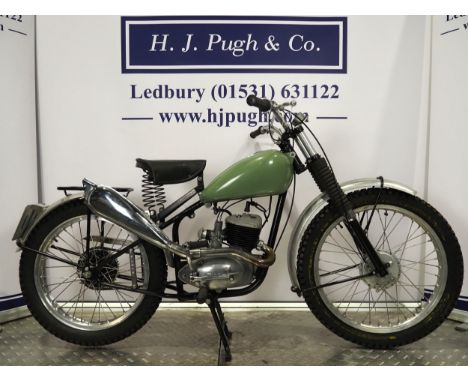 BSA Bantam motorcycle. 1964. 175ccFrame No. BD2-77296Engine No. D14B 7760 (Doesn't match V5)Engine turns over with compressio