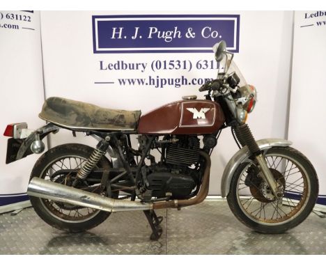 Matchless G80 motorcycle project. 1988. 500ccFrame No. HN223398Engine No. 223398Part of a deceased estate. Engine turns over 