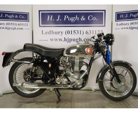 BSA Goldstar motorcycle. 1955. 350ccFrame No. CB32.670Engine No. BB32.GS.1119.Engine turns over with compression. Has been dr