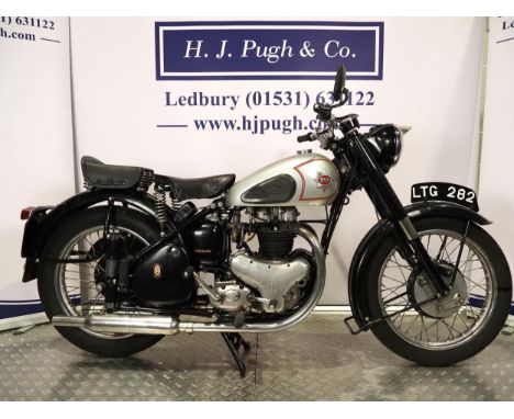 BSA A7 motorcycle. 1951. 500ccFrame No. ZA7S27467 ( V5 states ZA7527467)Engine No. AA7S1316 ( V5 states AA751316)Engine turns