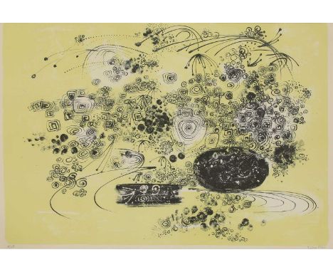 ▴ John Piper CH (1903-1992)'Florence Relief Landscape' (Levinson 184) lithograph in colours, 1967, signed 'John Piper' in pen