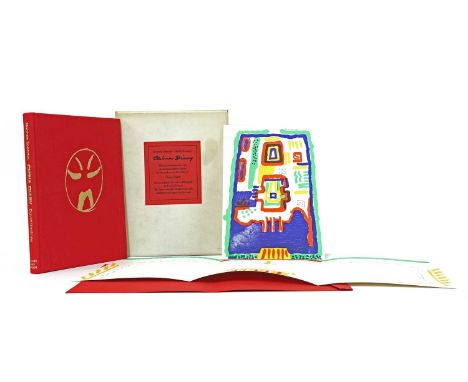 ▴ David Hockney and Stephen Spender'China Diary' number 53 of 1,000 copies, signed by Hockney and Spender, 158 illustrations,