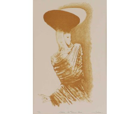 ▴ Philip Jackson FRBS (b.1944)'Study for Donna Anna'lithograph, signed 'Jackson.' in pencil l.r., inscribed with title and nu