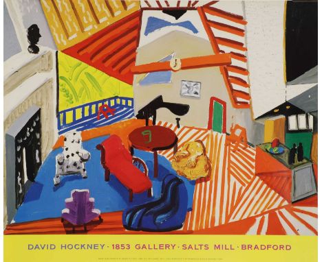 David Hockney OM CH RA (b.1937)'Montcalm Interior at Seven O'Clock'offset lithograph in colours, 1988, published for the 'Dav