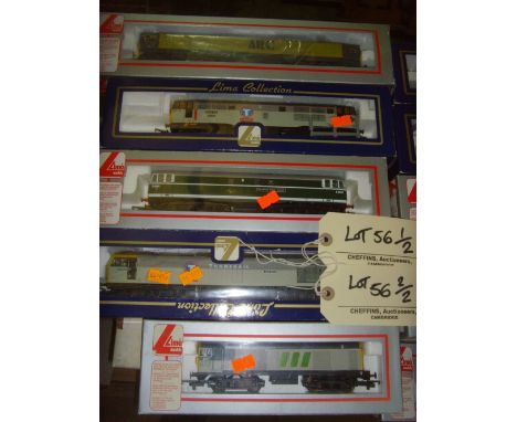 Lima; eight boxed diesel locomotives, 31105 Bescot TMD, D5583 Stratford Major Depot, 59102 ARC, etc, together with two boxed 