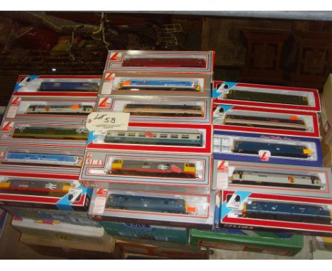 Lima; fifteen boxed diesel locomotives, D9016 Gordon Highlander, 37502 British Steel Teeside, D1023 Western Fusilier, 47283 J