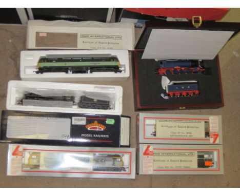 Lima and Bachmann limited editions; Sir Guy Williams 2-8-0 no. 0703/2000, City of Peterborough 4-6-0 ltd ed, 190/512. Lima; K