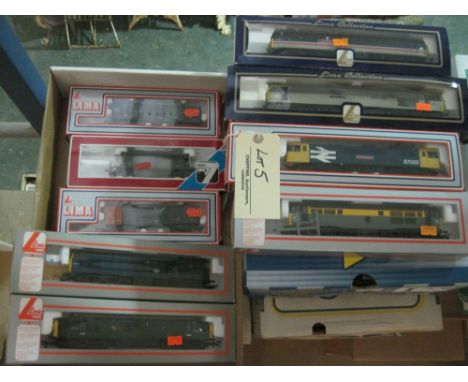 Lima; six boxed diesel locomotives, 47568 Royal Engineers Postal and Courier Service, 60040 Mainline - Brecon Beacons, 87022 