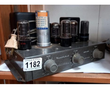 A Heathkit valve amplifier model A1