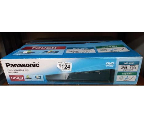 A boxed new DVD player Panasonic s500 EB-K