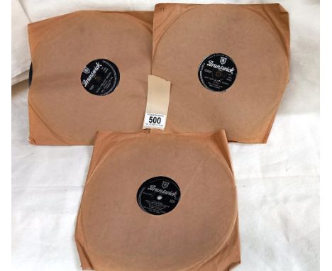 3 Bill Haley 78's Rock a Beatin Boogie, Rock around the clock, Hot Dog Buddy Budy 