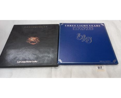 2 Box sets, 3 Light years ELO Consequences Godley/Creme , near mint
