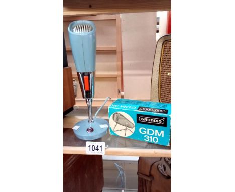 A vintage Grundig GDM310 and Pye Microphone