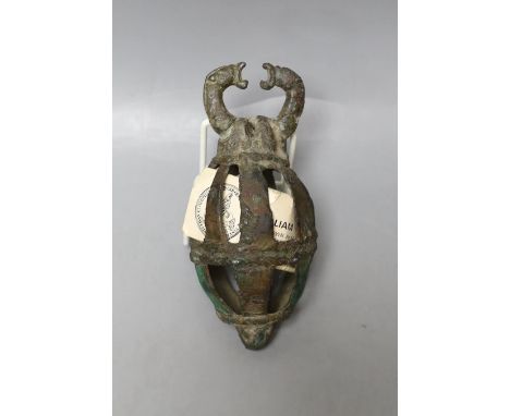 A pre-Islamic Western-Iranian bronze harness bell