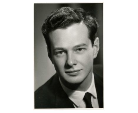 An original sixties black and white photograph of The Beatles manager Brian Epstein. Provenance: comes from the estate of Bri