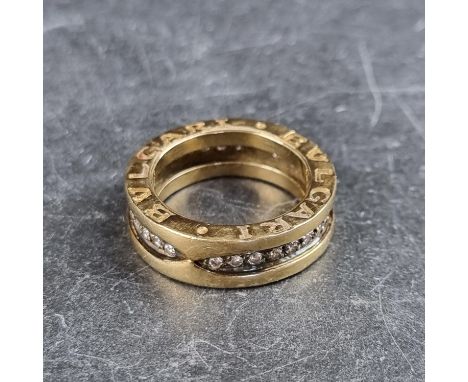 A Bulgari diamond eternity ring, size R-S.