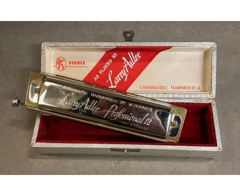 The Larry Adler Professional twelve harmonica by Hones, boxed 