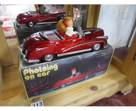 Vintage Boxed Japanese toy 'Photoing on Car' battery operated