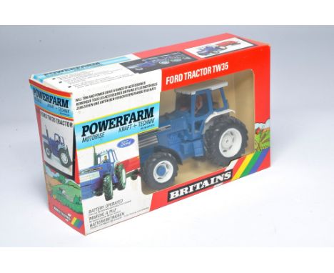 Britains 1/32 farm model issue comprising No. 9321 Ford TW35 Tractor. Powerfarm series. Displays excellent in very good origi