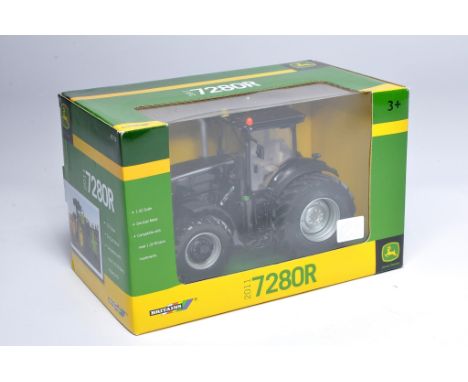 Britains based (Code 3) 1/32 farm model issue comprising John Deere 7310R Black Tractor. Excellent and secure in very good to