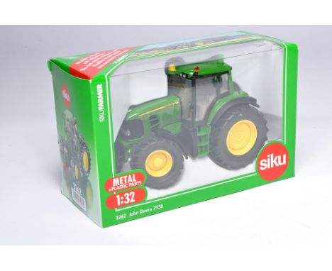Siku 1/32 farm model issue comprising John Deere 7530 Tractor. Excellent and secure in very good box minor wear to top left b