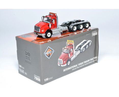 Diecast Masters 1/50 diecast model truck issue comprising International HX620 Tridem Tractor unit. Looks to be without obviou