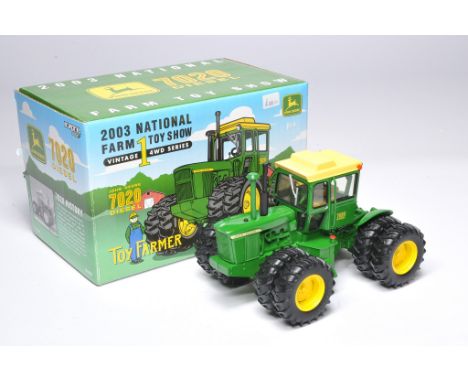 Ertl 1/32 diecast model farm issue comprising John Deere 7020 Tractor. NFTS 2003. Looks to be without fault, in original box,